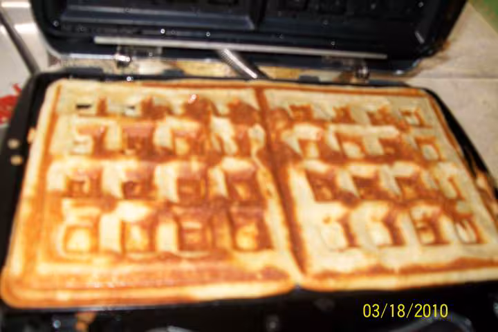 Gaufres a la cannelle