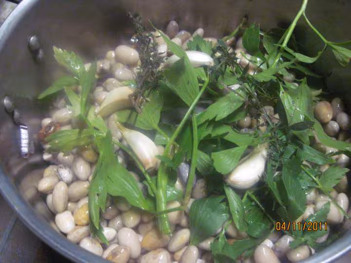 Gite de boeuf aux haricot de paimpol et carottes