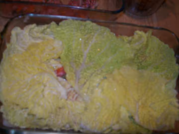 Gratin de chou farci