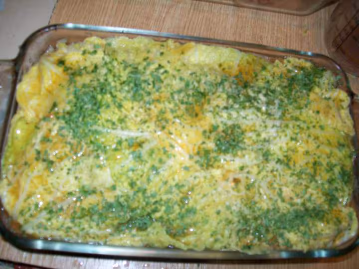 Gratin de chou farci