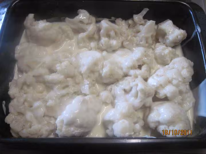 Gratin de chou fleur a la cancoilotte