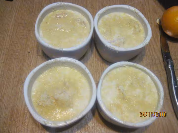Gratin de clementines a la creme d amandes de rve
