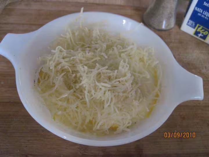 Gratin de courgette jaune