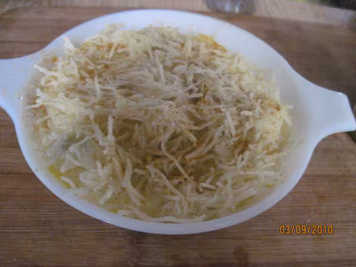 Gratin de courgette jaune