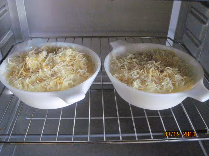 Gratin de courgette jaune
