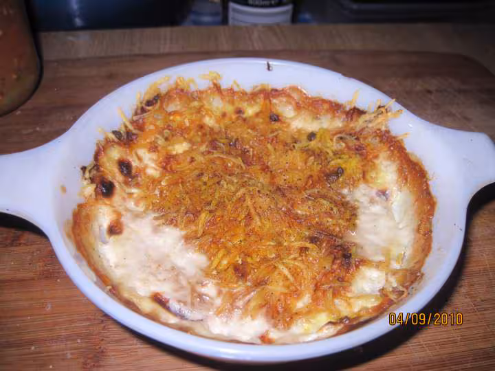 Gratin de courgette jaune