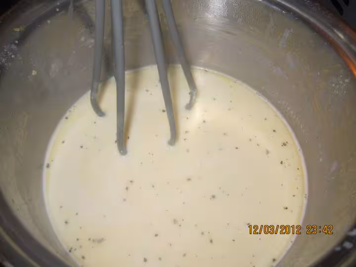 Gratin de courgettes a la bechamel persillee