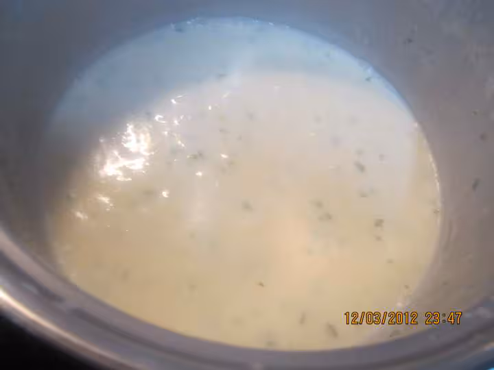 Gratin de courgettes a la bechamel persillee