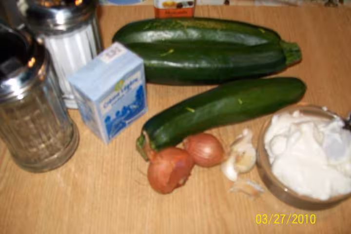 Gratin de courgettes au mo