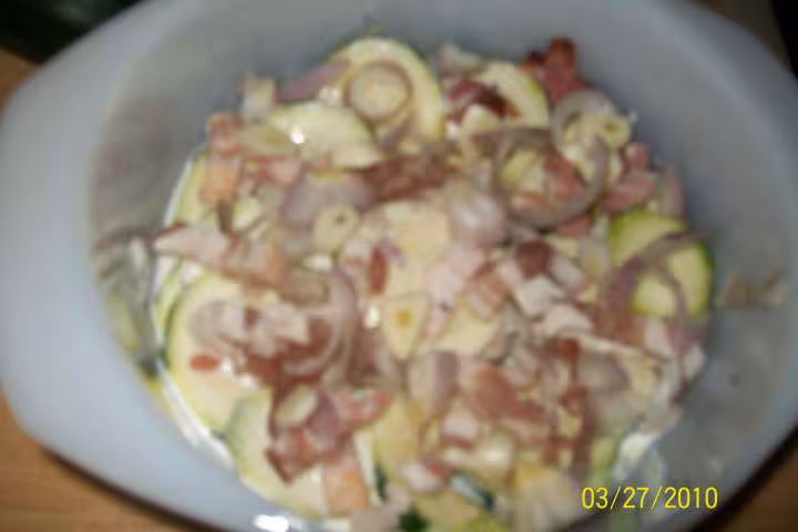 Gratin de courgettes au mo