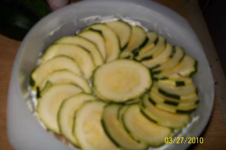 Gratin de courgettes au mo