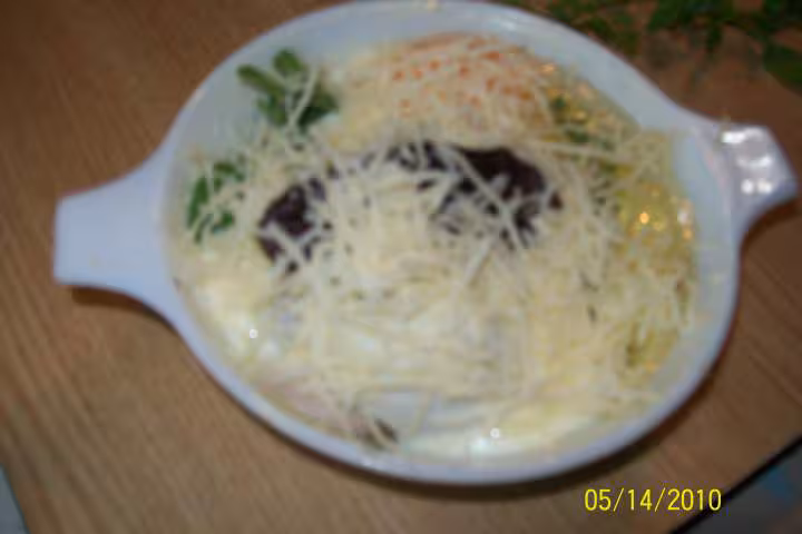 Gratin de p de terre oeuf a la cancoilotte