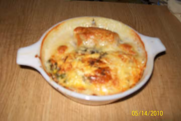 Gratin de p de terre oeuf a la cancoilotte