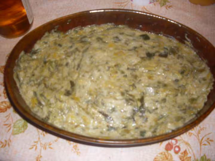 Gratin de poireaux amp a la creme fraiche