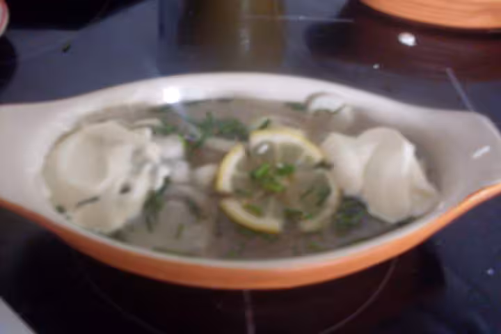 Gratin de poisson au vin blanc