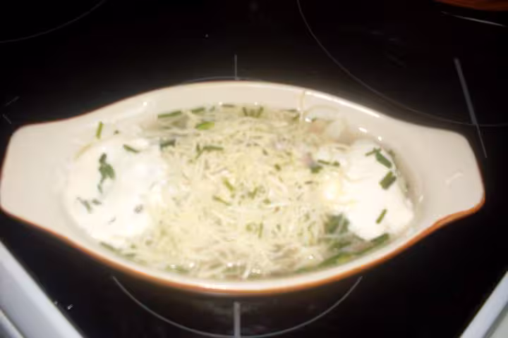 Gratin de poisson au vin blanc