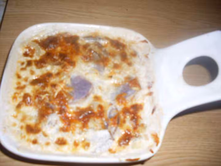 Gratin de pommes de terre vitelotte