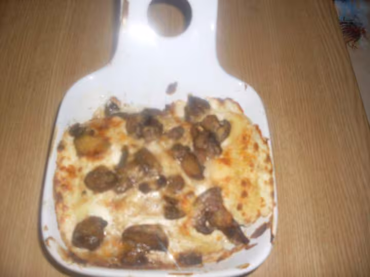 Gratin de quenelles de brochet au four