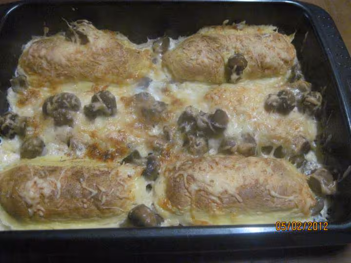 Gratin de saumon rose aux quenelles de brochet