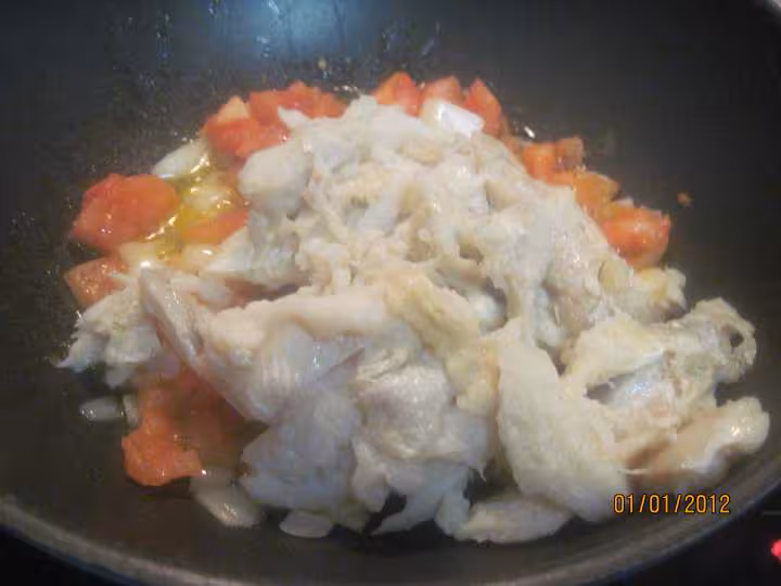 Gratine de morue aux courgettes