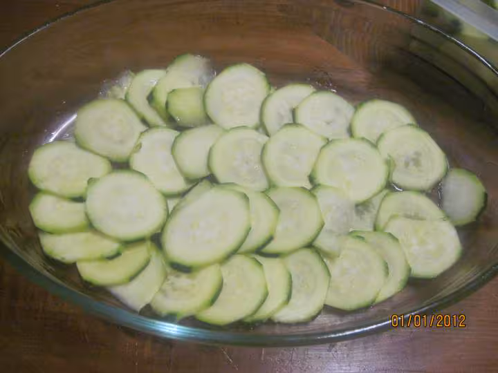 Gratine de morue aux courgettes