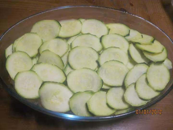 Gratine de morue aux courgettes