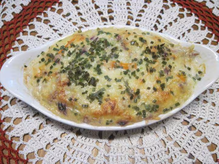 Gratines de filets de sole et surimi