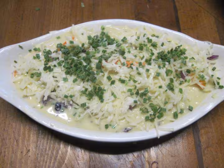 Gratines de filets de sole et surimi