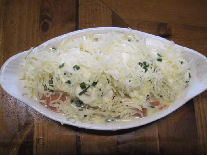 Gratines de saumon et fruit mer