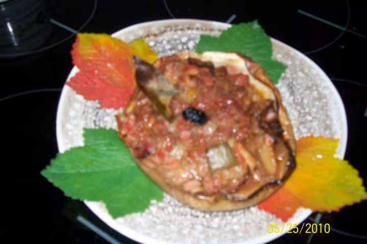 Grosse d aubergine d italie farcis