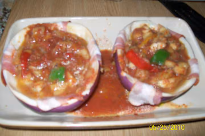 Grosse d aubergine d italie farcis