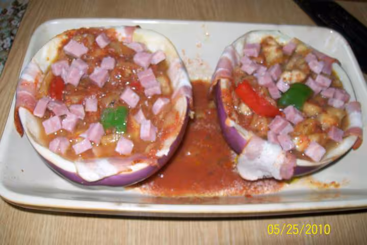 Grosse d aubergine d italie farcis