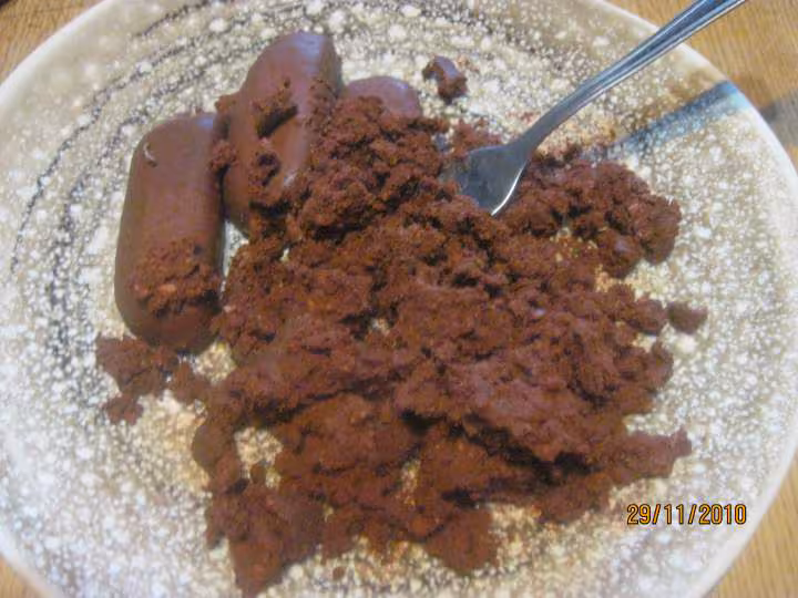 Hachis de boudin oignon au potiron gratines