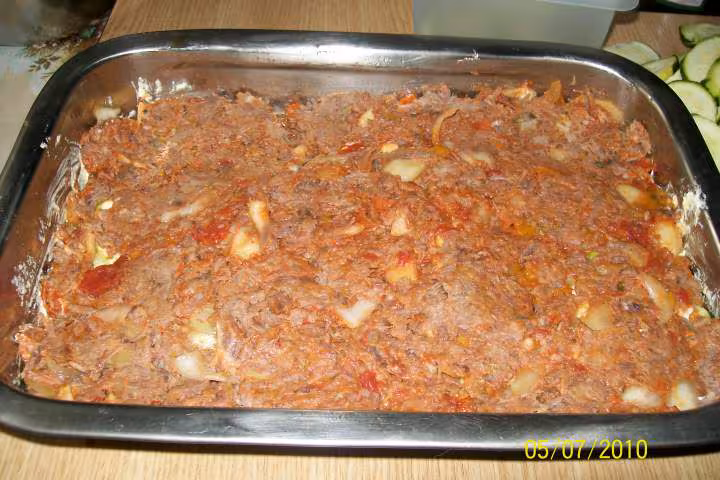 Hachis de courgettes