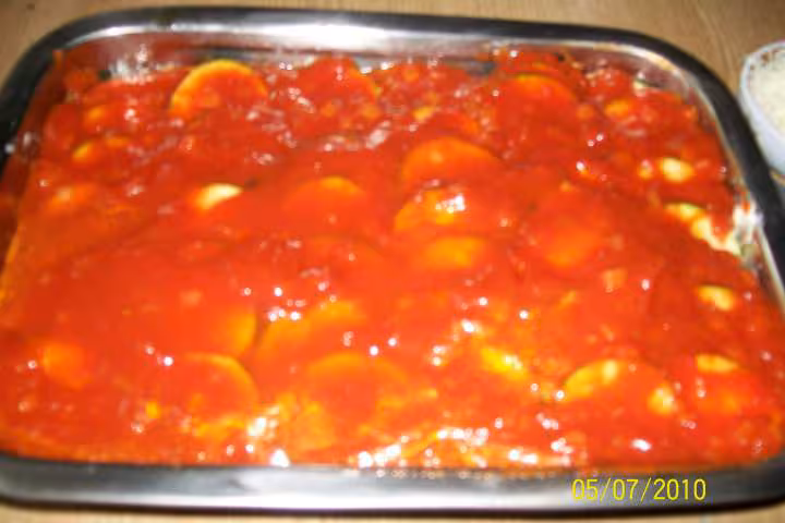 Hachis de courgettes