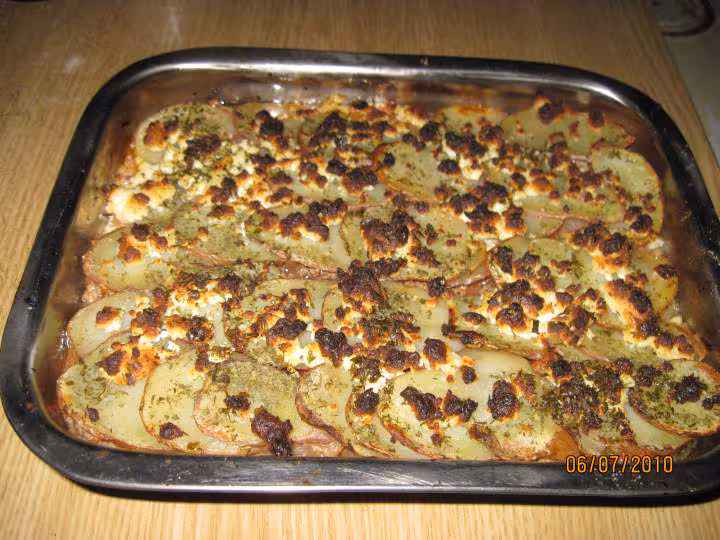 Hachis de pommes de terre au boursin herbes