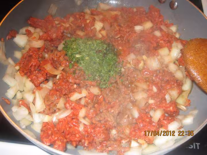 Hachis de viande de boeuf et chou chinois