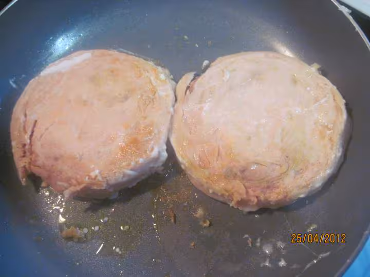 Hamburgers aux medaillons saumon rose