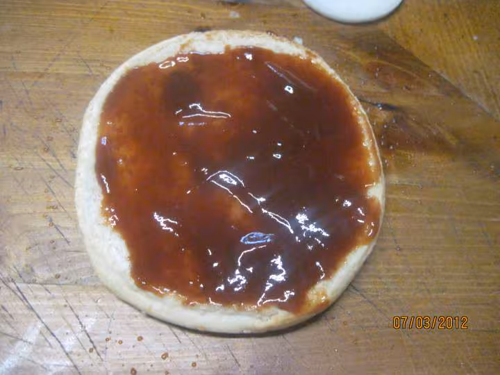 Hamburgers geants au boeufs hache