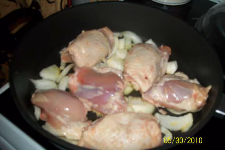 Hauts de poulets aux champignons