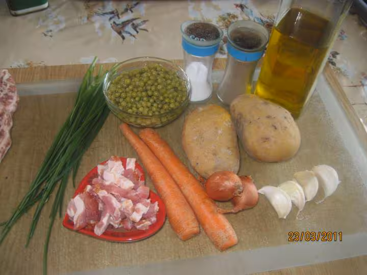 Jardiniere de legumes a la ciboulette