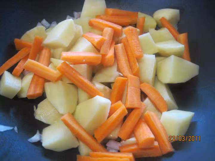 Jardiniere de legumes a la ciboulette