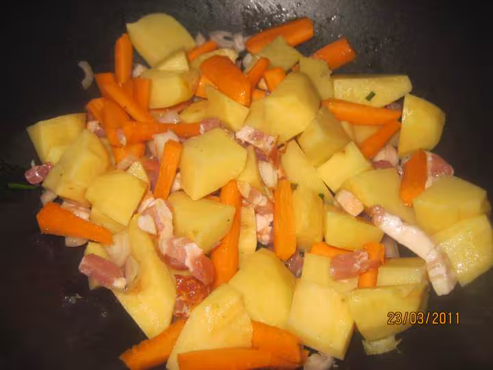 Jardiniere de legumes a la ciboulette