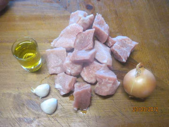 Jardiniere de legumes au saute de porc