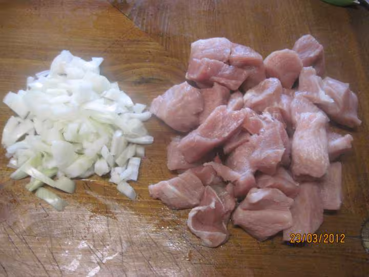 Jardiniere de legumes au saute de porc