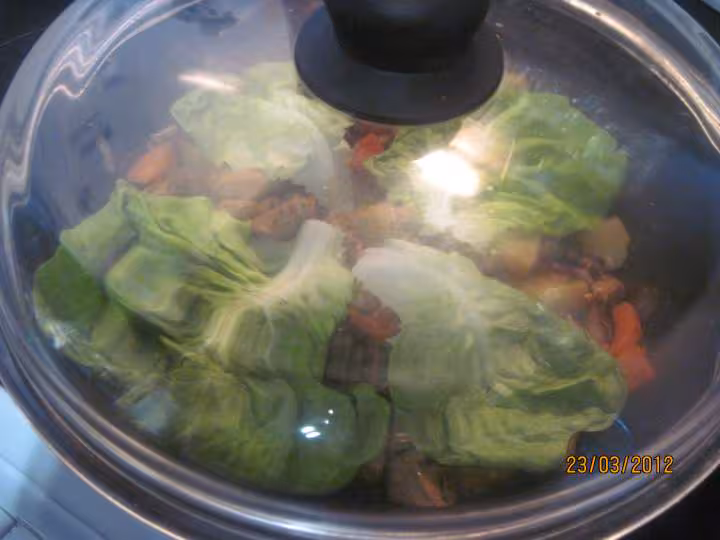Jardiniere de legumes au saute de porc