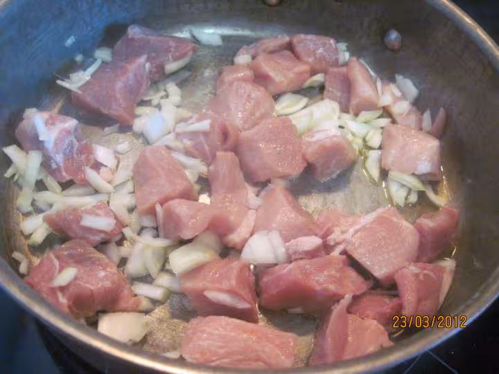 Jardiniere de legumes au saute de porc