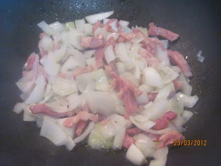 Jardiniere de legumes au saute de porc
