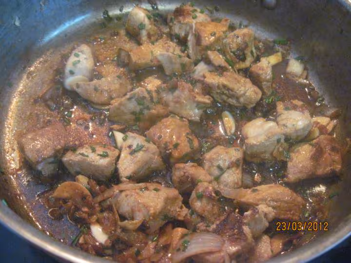 Jardiniere de legumes au saute de porc