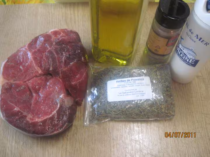 Jarret de boeuf aux carottes